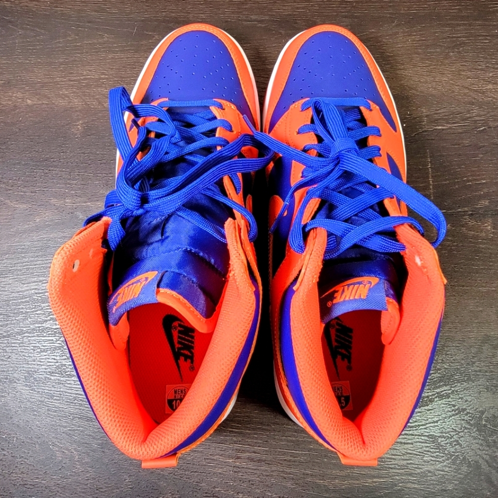 BRAND NEW Nike Dunk High Knicks Men's 10.5 - Picture 6 of 7